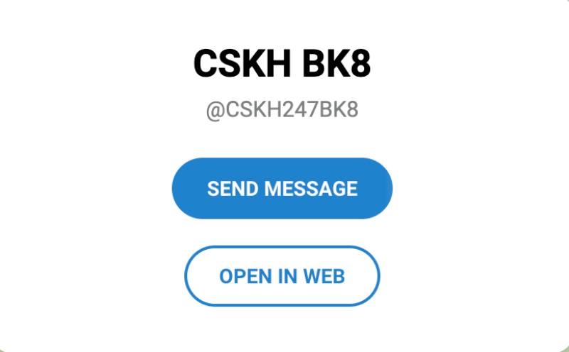Telegram Bk8